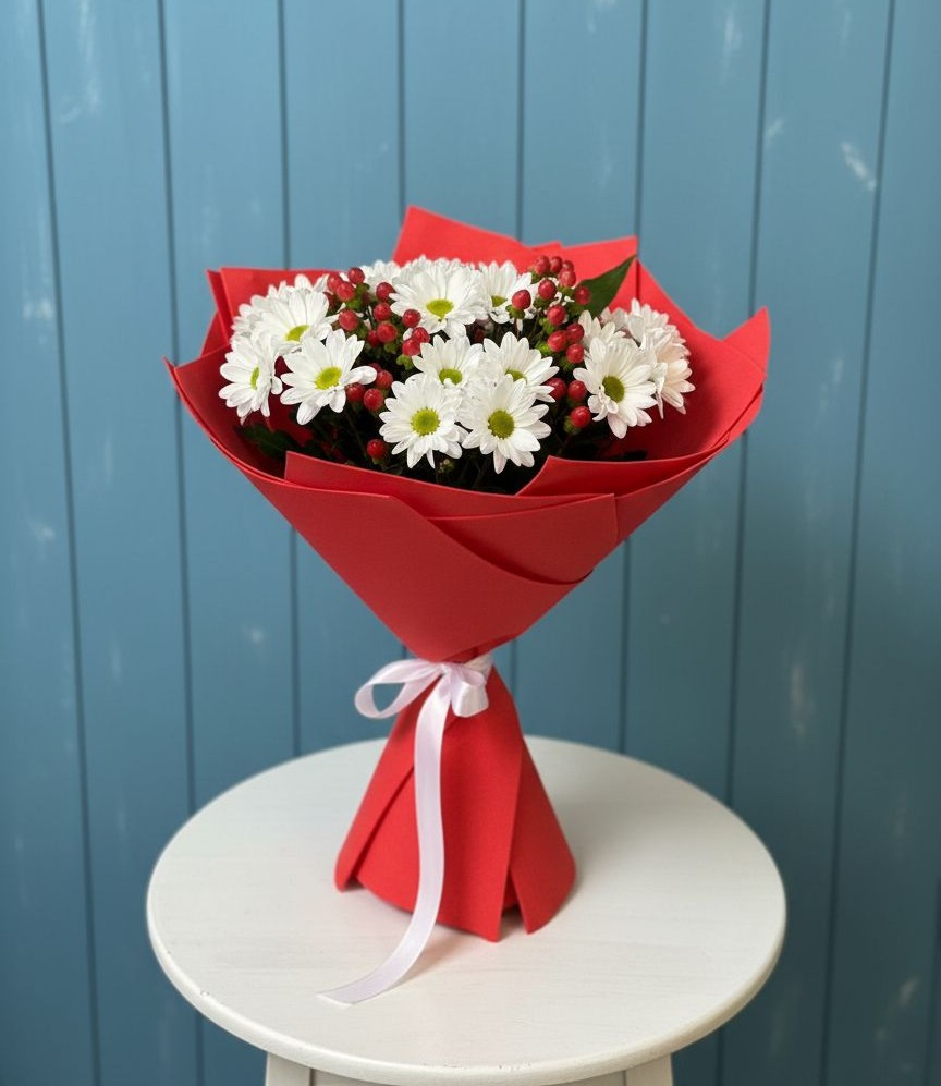 Букет цветов из: Хризантемы в Какашуре