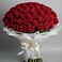 Букет 101 Красная роза Блэк Мэджик в Какашуре