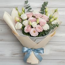 Букет цветов из:  Лизиантусы в Какашуре