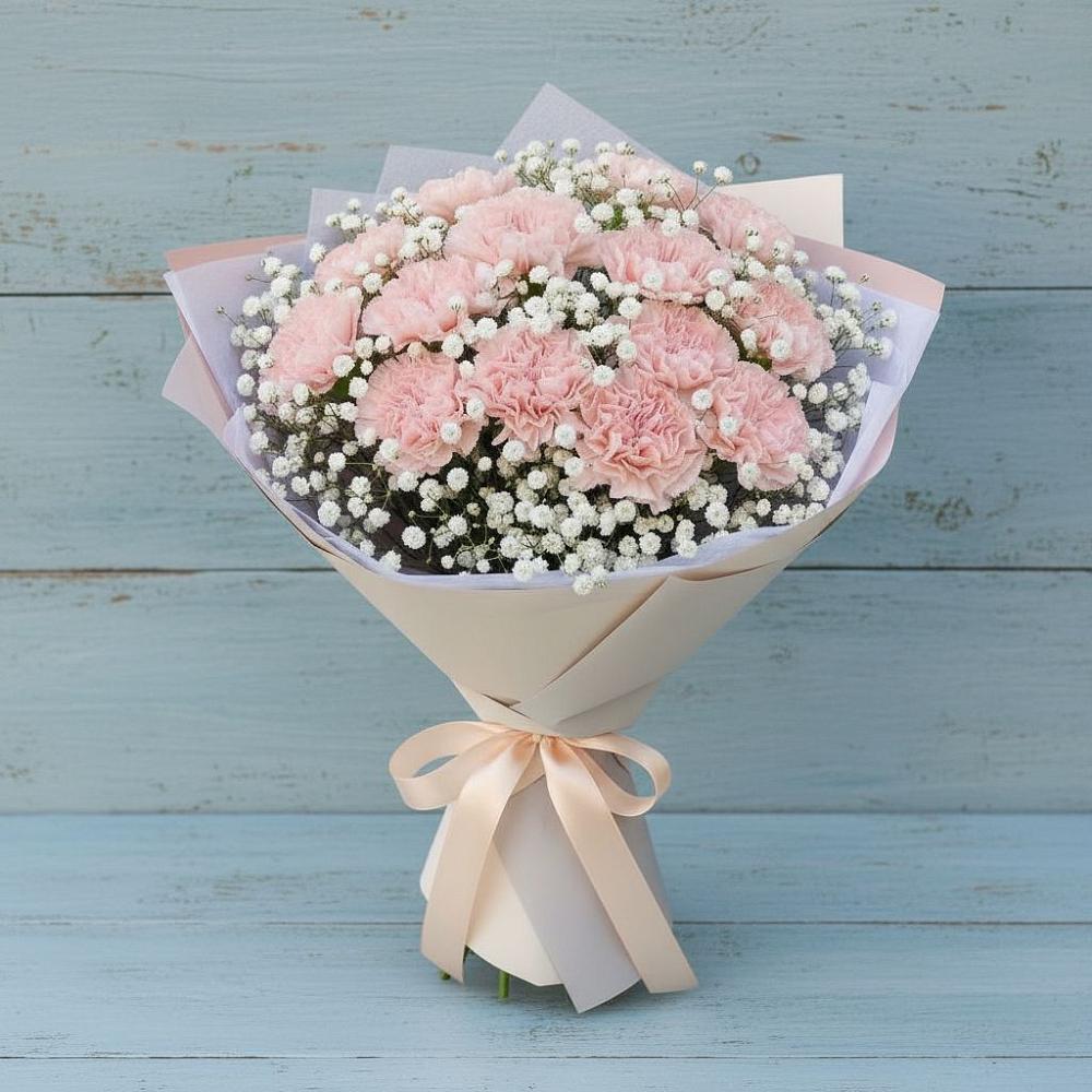 Букет цветов из: Гвоздики в Какашуре