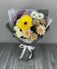 Букет цветов из:  Розы, Герберы и Хризантемы в Какашуре