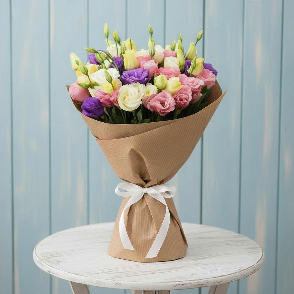 Букет цветов из: Лизиантусы в Какашуре