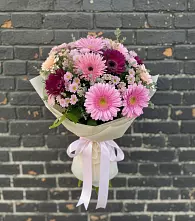 Букет цветов из:  Герберы и Хризантемы в Какашуре