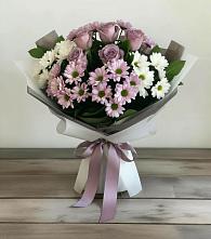 Букет цветов из:  Хризантемы и Розы в Какашуре