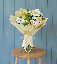 Букет цветов из:  Хризантемы и Розы в Какашуре