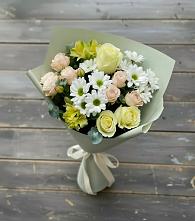 Букет цветов из:  Альстромерии, Розы и Хризантемы в Какашуре