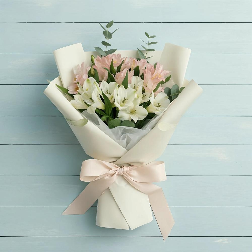 Букет цветов из: Альстромерии в Какашуре