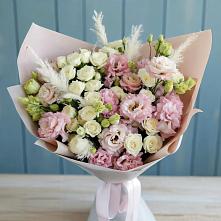Букет цветов из:  Альстромерии и Розы в Какашуре