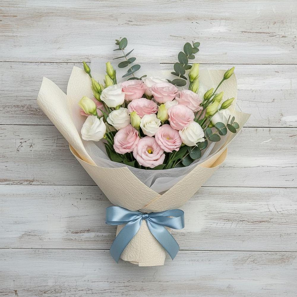 Букет цветов из: Лизиантусы в Какашуре